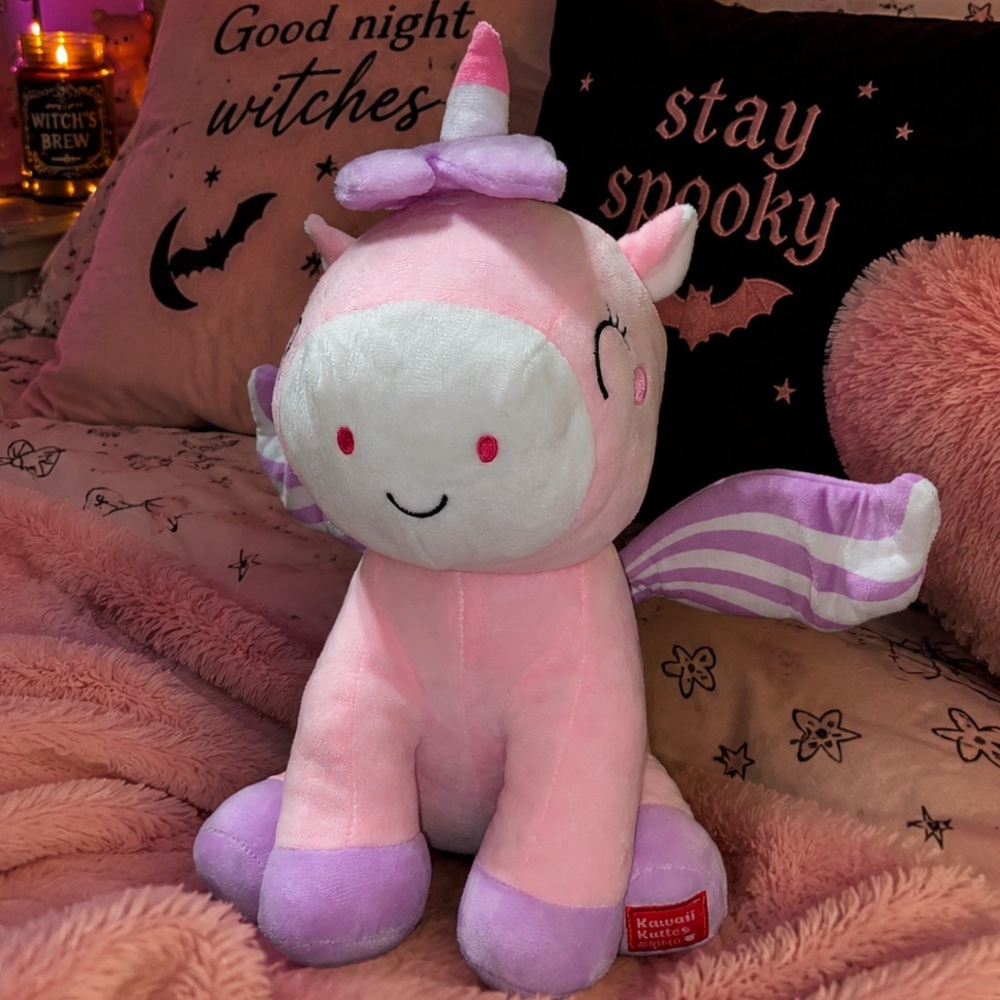 Reserved 💖 Kawaii Kuties pink unicorn plush NWOT